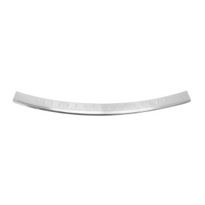 Mazda CX5 Rear Bumper Sill Cover - Omac - Brushed Silver - 2013